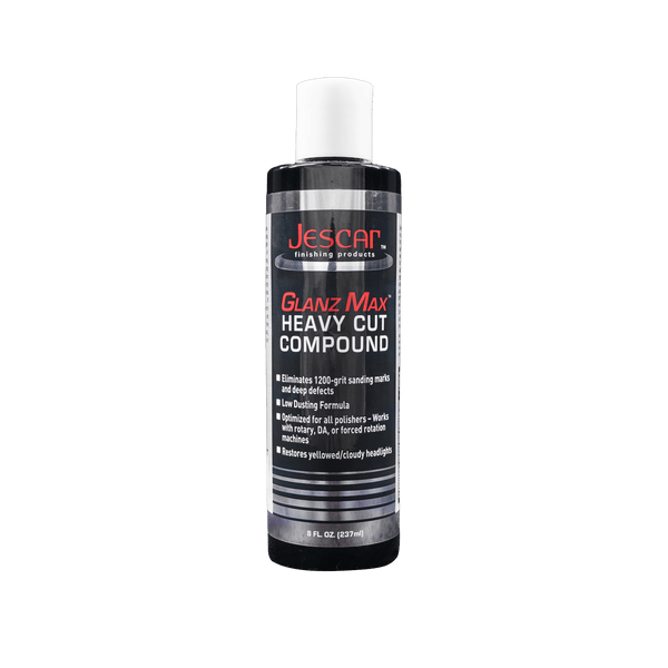 JESCAR GLANZMAX HEAVY CUT COMPOUND – FAST DEFECT REMOVAL, BODY SHOP SAFE - Jescar Finishing Products - J - GMHC - 8