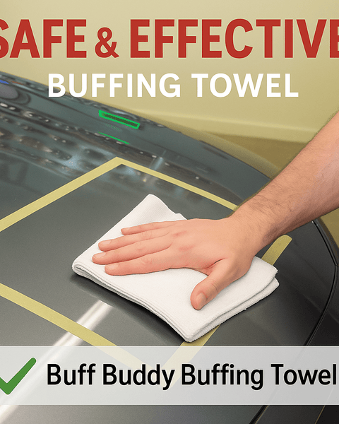Buff Buddy Microfiber Polishing Towel 16"x16" - 3 Pack - Jescar Finishing Products - J - BB - 450