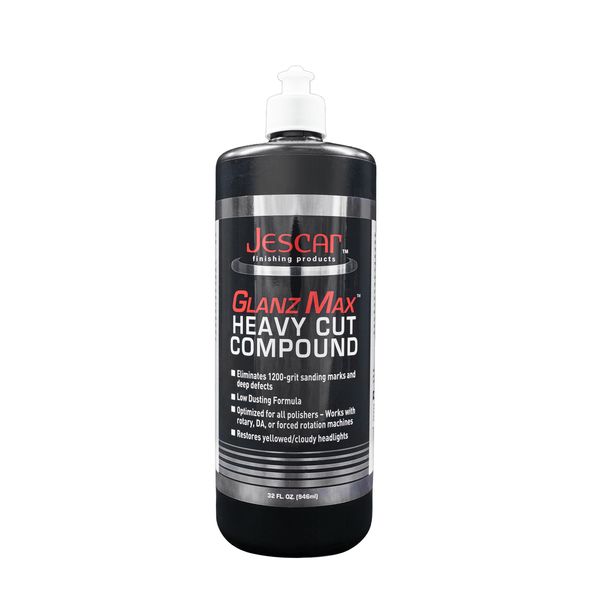 JESCAR GLANZMAX HEAVY CUT COMPOUND – FAST DEFECT REMOVAL, BODY SHOP SAFE - Jescar Finishing Products - J - GMHCQ