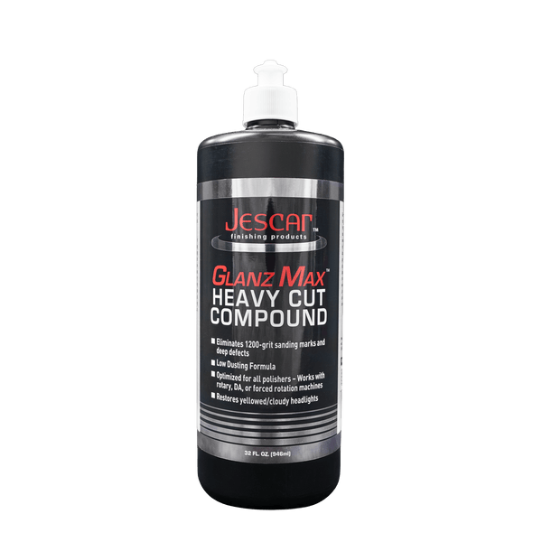 JESCAR GLANZMAX HEAVY CUT COMPOUND – FAST DEFECT REMOVAL, BODY SHOP SAFE - Jescar Finishing Products - J - GMHCQ