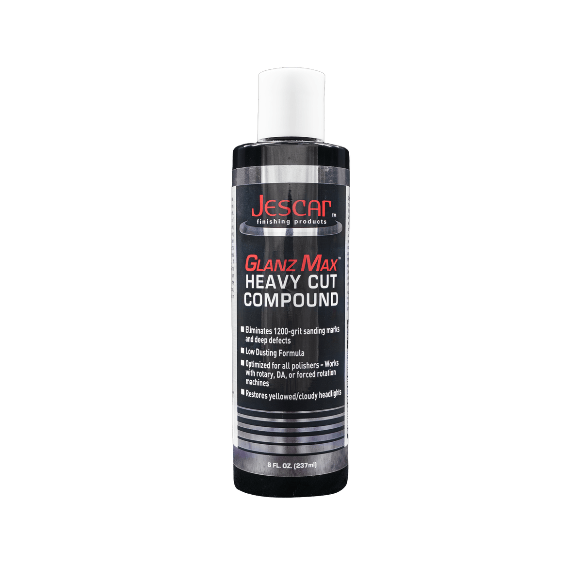 JESCAR GLANZMAX HEAVY CUT COMPOUND – FAST DEFECT REMOVAL, BODY SHOP SAFE - Jescar Finishing Products - J - GMHC - 8