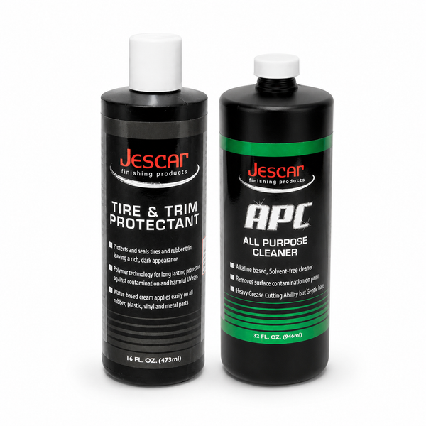 Jescar Tire & Trim Clean and Protect Combo