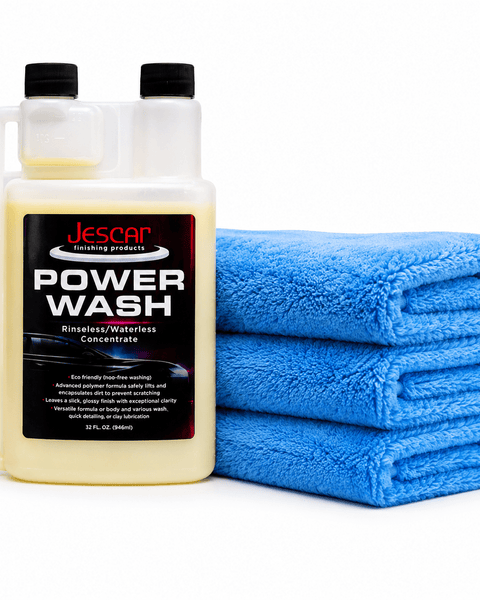 Jescar Power Wash Concentrate + Ultra Gloss Towel Bundle - Jescar Finishing Products - 