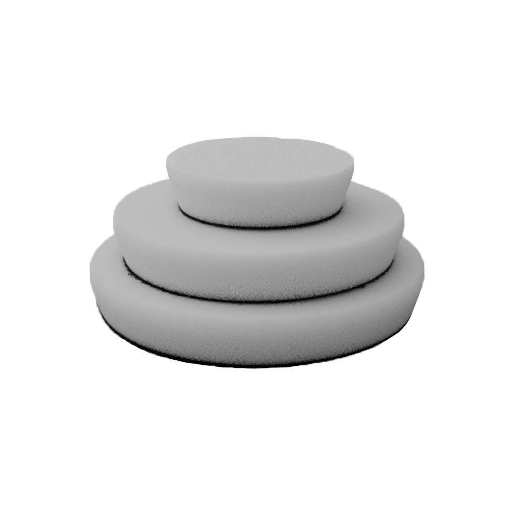 White Heavy Cutting Foam Pad - Jescar Finishing Products - JP - WHC350