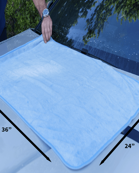 AquaBuster Microfiber Drying Towel 25" x 36" - Jescar Finishing Products - J - AB - 2536