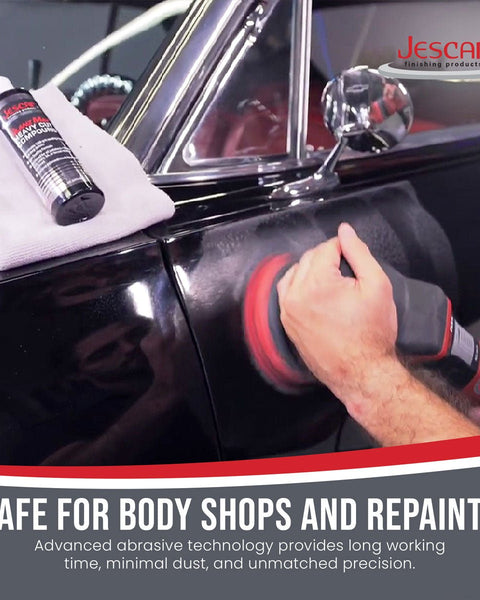 JESCAR GLANZMAX HEAVY CUT COMPOUND – FAST DEFECT REMOVAL, BODY SHOP SAFE - Jescar Finishing Products - J - GMHC - 8