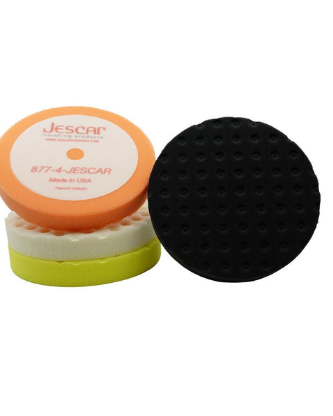 Jescar 8" x 1 - 1/4" Flat CCS Foam Buffing Pad – For Rotary Polishers - Jescar Finishing Products - P - 78 - 54800