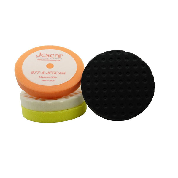 Jescar 8" x 1 - 1/4" Flat CCS Foam Buffing Pad – For Rotary Polishers - Jescar Finishing Products - P - 78 - 54800