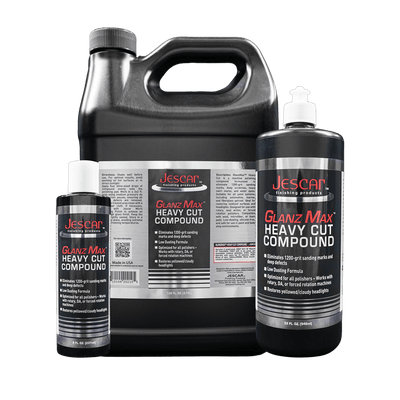 JESCAR GLANZMAX HEAVY CUT COMPOUND – FAST DEFECT REMOVAL, BODY SHOP SAFE - Jescar Finishing Products - J - GMHC - 8