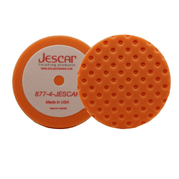 Jescar 8" x 1 - 1/4" Flat CCS Foam Buffing Pad – For Rotary Polishers - Jescar Finishing Products - P - 78 - 24800