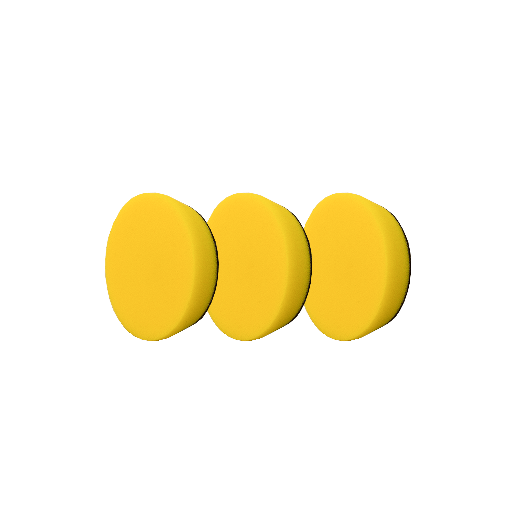 Yellow Foam Polishing Pad - Jescar Finishing Products - JP - YEL350 - 3PK