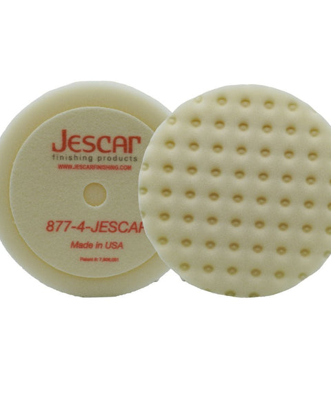 Jescar 8" x 1 - 1/4" Flat CCS Foam Buffing Pad – For Rotary Polishers - Jescar Finishing Products - P - 78 - 64800