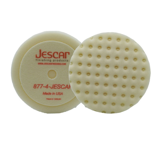 Jescar 8" x 1 - 1/4" Flat CCS Foam Buffing Pad – For Rotary Polishers - Jescar Finishing Products - P - 78 - 64800